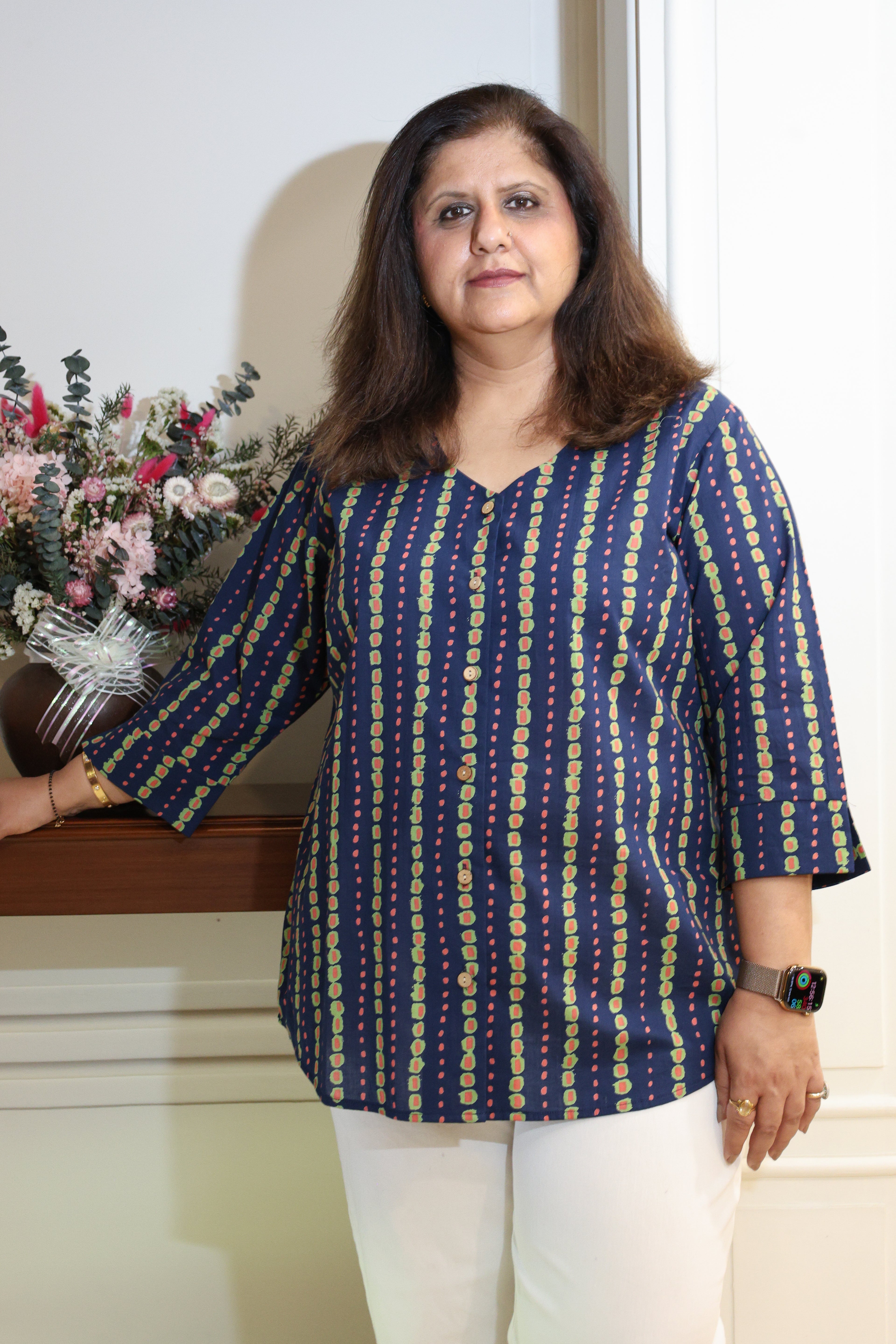 Tie-Dye Vibrant Cotton Shirt