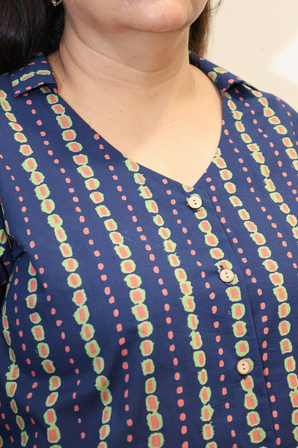 Tie-Dye Vibrant Cotton Shirt